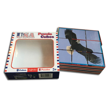 Cardboard Printable Personalized Puzzle Cube