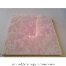 Pink corlor printed 595x595mm pvc ceiling