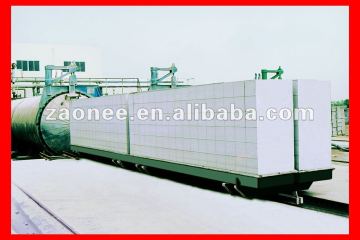 Autoclaved aerated concrete block machine