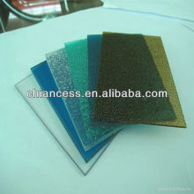 plastic polycarbonate solid pc enduranced sheet in bright color
