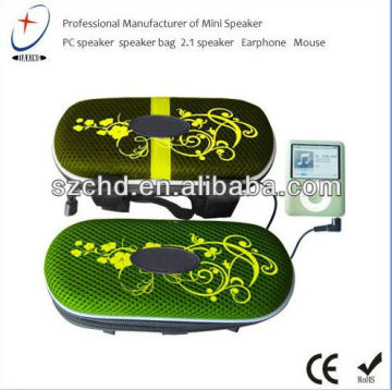 portable Mini speaker box,glass shape speaker box