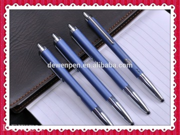 technology metal click ball pen with pen box,premium metal click pen with logo