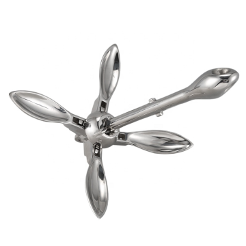 Folding Grapnel Anchor 316 Stainless Steel 1.5kg