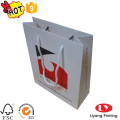 Hot Customized White Paper Packaging Bag with Handle