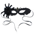 Halloween Black Spider Death Mask