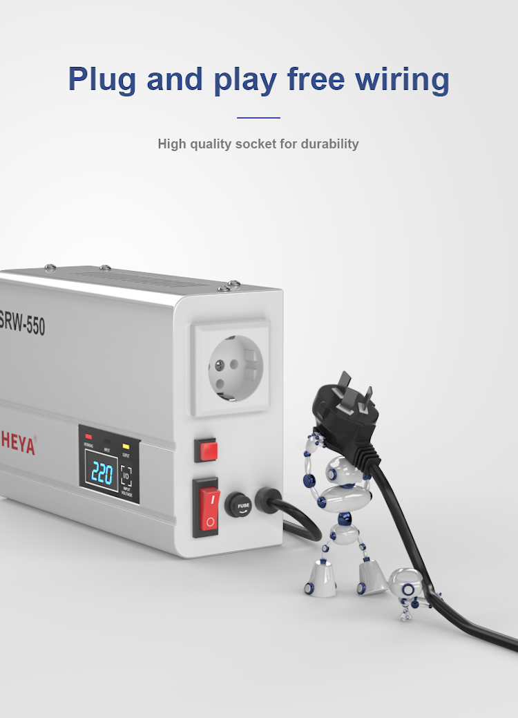500/1000/1500 VA Relay Control Digital Automatic Voltage Stabilizer 230v 3kw voltage stabilizer