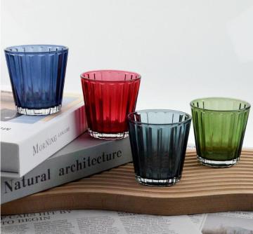 Hot Sale Colorful Glass Candle Holder