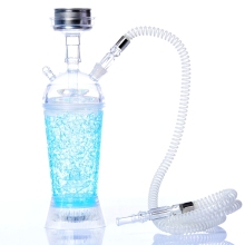 Acrylic Cup LED Light Shisha Hookah Portable Smoking Hookahs
