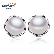 Simple Design AAA 8mm Button Cheap Pearl Earring Hot Sale Pearl Earring Jewel 925