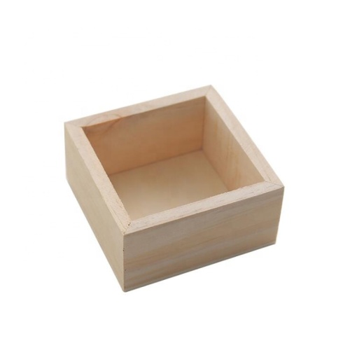Small Unfinished Pine Wood Ring Boxes Wholesale