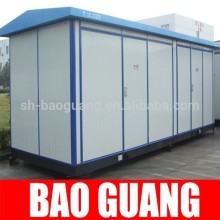 XBZ three phase power distribution 11kv package substation