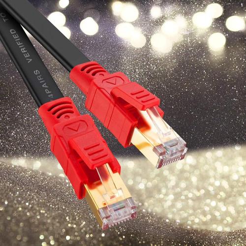 Cable de red Ethernet plano CAT8