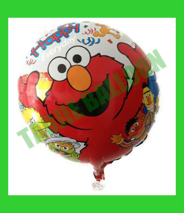 18 inches Sesame Street balloons,foil balloon,cartoon balloons,Despicable Me