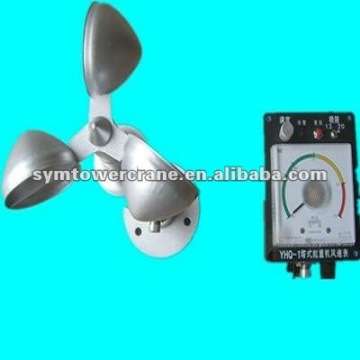 tower crane wind speed indicator