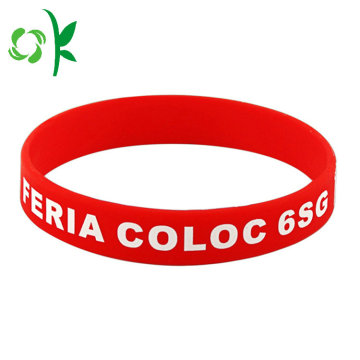 Hot Selling Letter Shape Silicone Wristbands for Gift