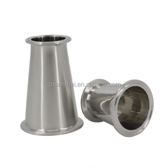 Stainless Steel 3A Tri-clamp Butt Weld Concentric Pipe Reducer