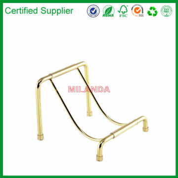 small gold delicate card display rack