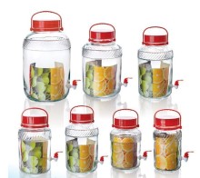 wholesale large glass storage mason jar lids with hole