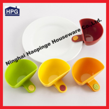 New product plastic 4 pcs sauce plate on bowl dip clip