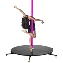 Collapsible Dancing Pole Stage for Spinning and Static Performances