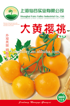 Yellow Cherry Tomato Seeds For Growing-Big Yellow Cherry
