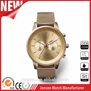 Dropshipping stainless steel watches luxury style watches leather strap business wrist watches