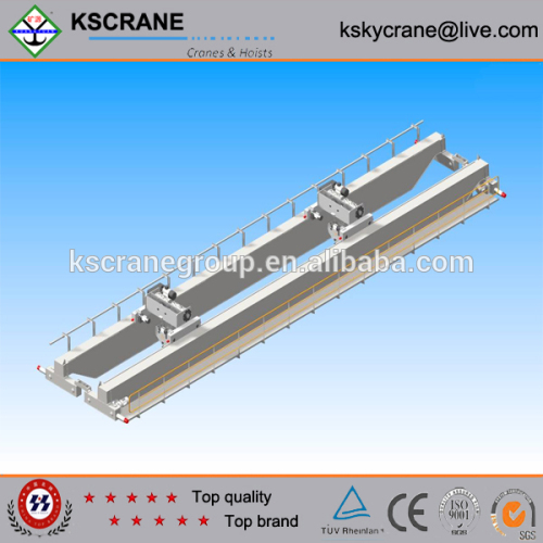 New Style 20T Mobile Double Girder Bridge Crane With Winch Trolley