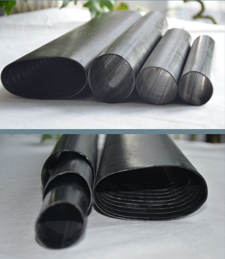 Medium wall heat shrinkable tubing with hot melt adhesive