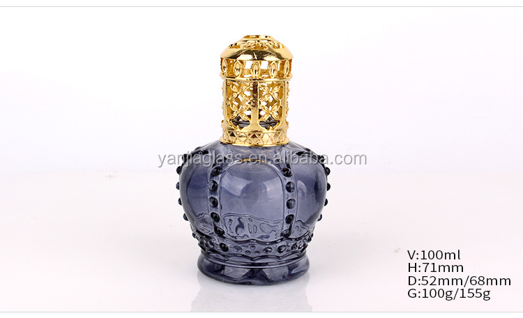 Fashion High quality 100ml glass aroma reed diffuser bottle perfume bottle