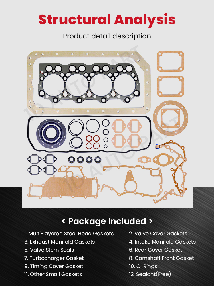 Auto Parts Full Gasket MITSUBISHI 4D35