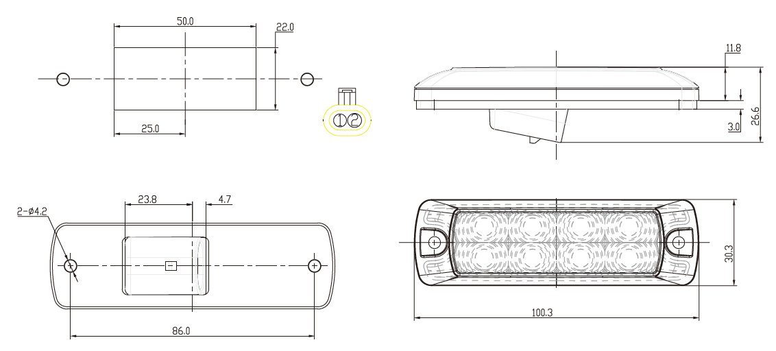 LED Wall Interior Lights