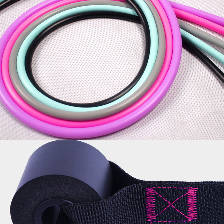 11 pcs hip long fitness resistance bands set.