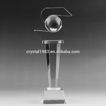 Personalization k9 optical crystal engraving glass oem trophy