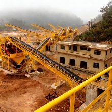 High Capacity Calcite Crushing and Sand Making System