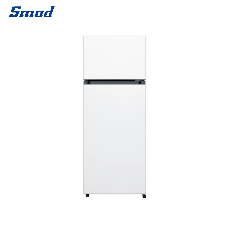 Smad Home Use Upright Deep Top Freezer Double Door Refrigerator with CE