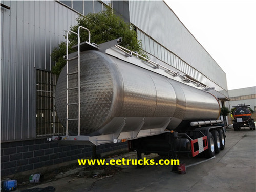 3 Axle 34000L Hydrogen Peroxide Tank Trailers