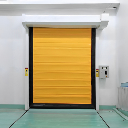 Windproof zipper structure high-speed industrial fast door