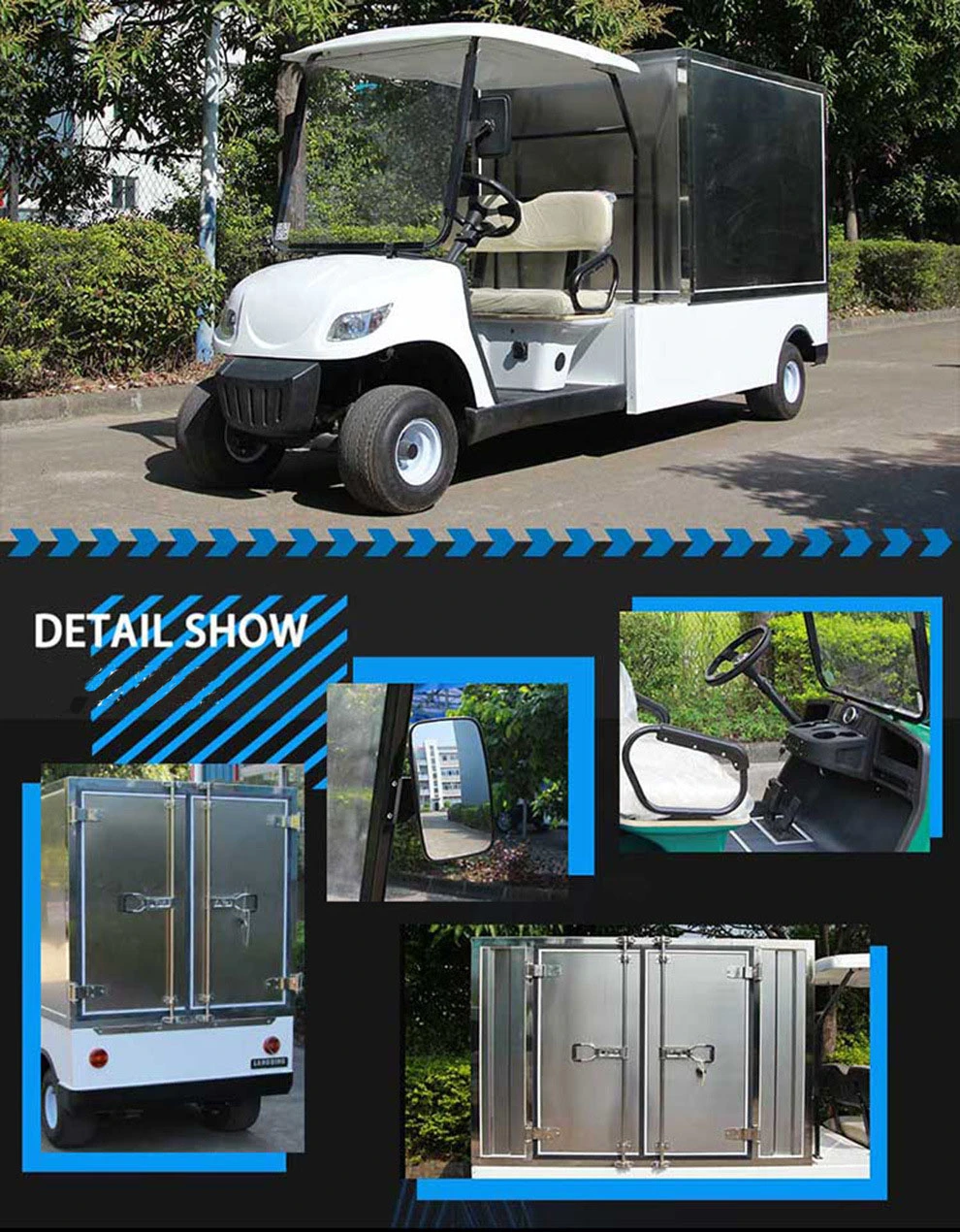 Customized Electric Utility Vehicle, Battery Operated Golf Buggies Ce Certificate