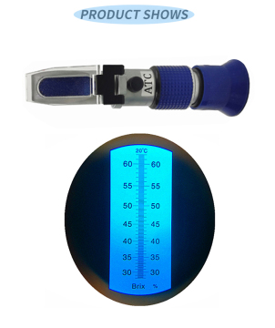 Refractometer BRIX 28-62% ATC Sugar Content Test" could be simplified to:

"BRIX 28-62% Refractometer Sugar Content Test with ATC