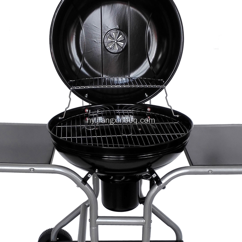 22.5 inchi kemlet deluxe carcoal grill ndi Trolley