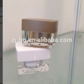 square acrylic jar cosmetic container small plastic jar,top selling square acrylic jar ,Square acrylic jar 10g