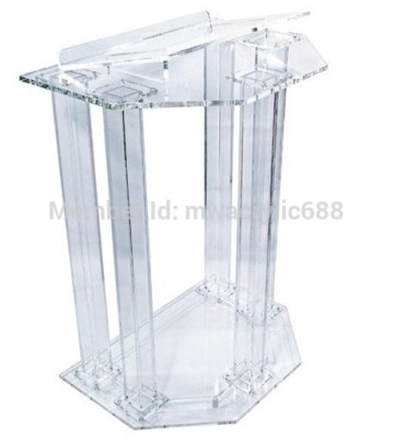 pulpit furniture Free Shipping Price Reasonable Transparent Cheap Clear Acrylic Lectern acrylic podium