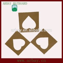 Multi opening multi opening heart shapes matboard photo picture frames/special shape matboard