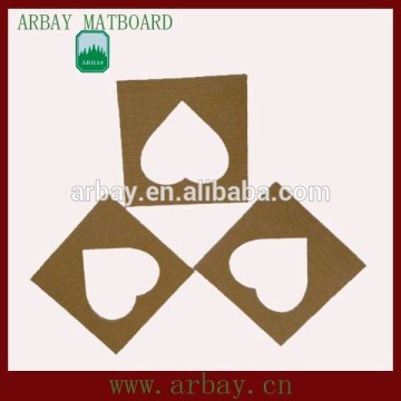 Multi opening multi opening heart shapes matboard photo picture frames/special shape matboard