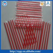 film wrapped straight straw packed in row