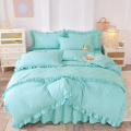 100% Polyester Lembut Softed Microfiber Fabric Bedding Set