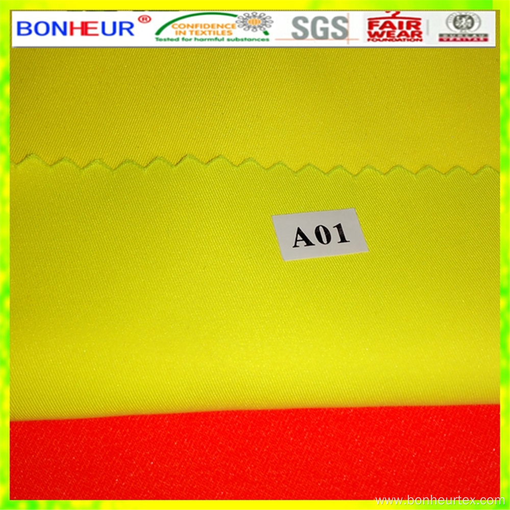 Fluorescent Poly/Cotton CVC Twill Fabric