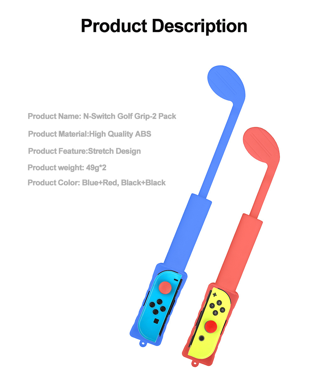 Newly Golf Grip -2Pack For Nintendo Switch Joy-Con