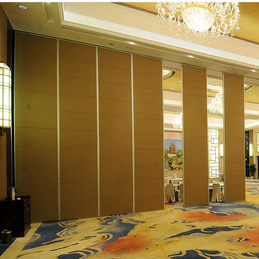 High Sound Insulation Sliding Door Partition Inexpensive Sliding Room Partition for Meeting Room