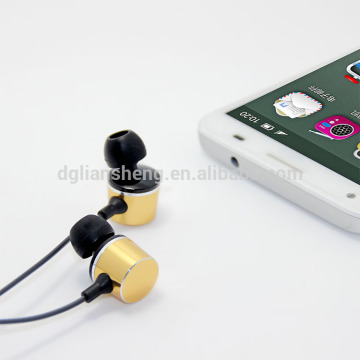 Gold vibration earphones patent earphone bone conduction